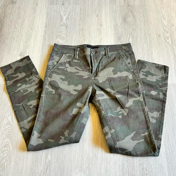Sanctuary Mid Rise Camo Print Jeans - Picture 2 of 5